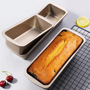 Golden Toast Box Baking Mold Set Small Medium <b>Large</b> Sizes For Home Commercial Use Oven Safe Carbon Steel Cake <b>Pan</b> - Product Image 4