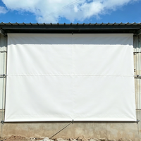 Bâche agricole en PVC 100% polyester 500GSM, haute résistance, pour la protection contre le vent, l'isolation thermique, la prévention de la pluie et la protection contre l'eau