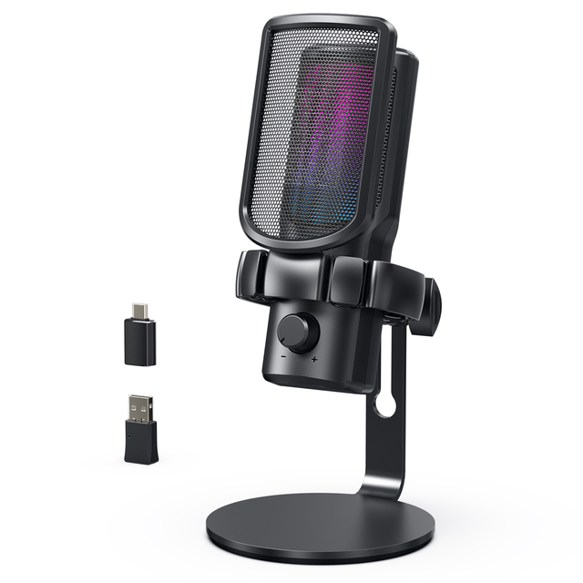 MIC Professional Studio Microphone Condenser Recording Singing Microphone and Accessories for Computer Live Streaming