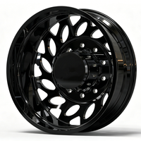Jantes arrière forgées polies personnalisées SL 22X8.25 26X8.25 avec moyeu flottant 10X285.75 8X200 pour Ford F350 F450