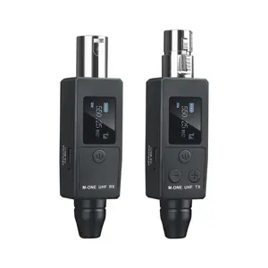 Microfono professionale UHF Wireless adattatore per microfono Wireless XLR microfono digitale cablato al trasmettitore Audio senza fili