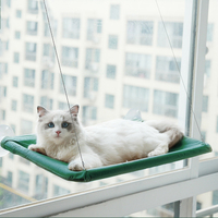 Lit à matelas Oxford 68D, mobilier de luxe, fenêtre pour chat, perche, livraison rapide, vente en gros, livraison directe