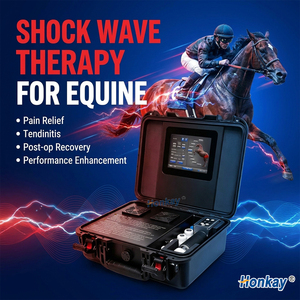 Dispositivo Portátil de Terapia de Ondas de Choque de Alta Calidad para Animales, Equipo de Ondas de Choque Electromagnéticas para Recuperación Deportiva en Animales - Product Image 1