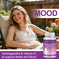 Gélules de Myo-Inositol et D-Chiro-Inositol Julong OEM sous Marque Privée avec Vitamine D3 pour l'Équilibre Hormonal et la Santé Ovarienne (Acide Folique)