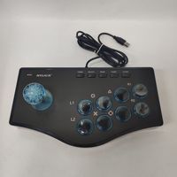 Controlador de Juegos Arcade Retro, Joystick USB para PS2/PS3/PC/Android Smart TV, con Vibrador Incorporado y Ocho Direcciones