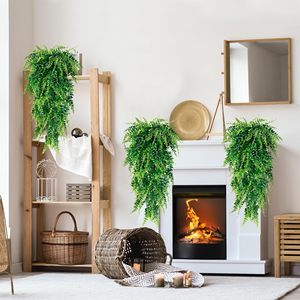 Plantes suspendues en plastique en forme de feuilles de fougère de Boston, idéales pour hôtels et mariages, prix de gros abordable - Product Image 2