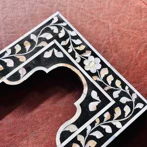Modern Bone Inlay <b>Picture</b> <b>Frame</b> Handmade Artisan Photo <b>Frame</b> with Geometric Pattern for Home Decoration Office Desk - Product Image 3