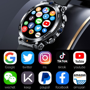 4G 5G Smart <b>Watch</b> H10 WiFi GPS Dual <b>Camera</b> Video Call NFC 2+16GB 900MAH Battery Android Smart <b>Watch</b> - Product Image 4