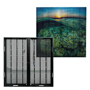 Quick installation of LED mesh display P7.8-7.8 Outdoor waterproof LED display transparent LED <b>screen</b> glass <b>window</b> LED advertisi - Product Image 4