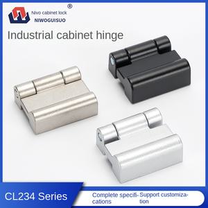 NIWO CL234インダストリアルドアマウント家具ヒンジ配布ボックスとネットワークキャビネット用小型4穴/リーフ - Product Image 2