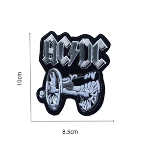Patch Ricamato Punk Rock da Applicare con Ferro da Stiro o Cucire, Distintivo <span class=keywords><strong>per</strong></span> Gilet in Denim, Giacca, Felpa con Cappuccio, Zaino, Cappello, <span class=keywords><strong>per</strong></span> Appassionati di Musica Fai da Te - Product Image 2