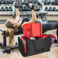 Sac de voyage en polyester résistant à l'eau, sac de sport décontracté à bandoulière, sac fourre-tout portable pour activités de plein air, vente en gros d'usine OEM