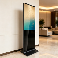 Affichage numérique interactif intérieur avec écran tactile mural pour l'auto-service : Optimisez l'efficacité publicitaire