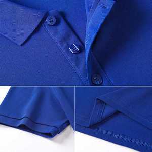 Vente en gros de polos 100% coton pour hommes, logo personnalisé, impression brodée, golf uni et décontracté pour polo tricoté - Product Image 6