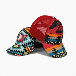 Gorra de camionero de alta calidad Gorra de camionero con bordado personalizado Gorra de camionero con sublimación curvada - Product Image 1