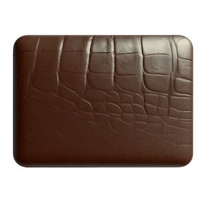 Crocodile Texture Brown Color Genuine <b>Leather</b> Sheet Customizable Designs Durable Solid Design <b>Leather</b> Grain Wholesale Price - Product Image 1
