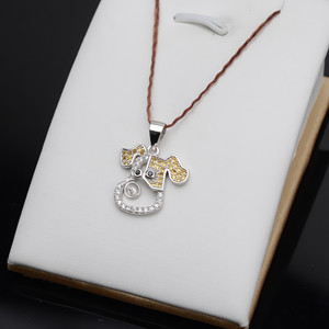 Base para Colgante de Plata S925, Accesorio para Collar de Mujer, con Soporte para 4-6 Perlas, Base Vacía y Fornituras de Joyería, Tapas para Cuentas - Product Image 2