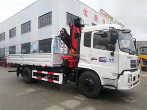 Dongfeng 4X2 12 <strong>Hydraulic</strong> Leg Straight Knuckle Arm <strong>Mobile</strong> 10tons Light Articulated Boom Loader Lorry <strong>Lifter</strong> Truck Mounted Crane - Product Image 4