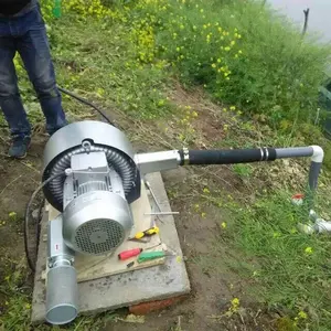 VENDA QUENTE Água Pond Oxigênio Regenerativa Bomba Fish Faring Breeding Ring Air Blower Para Aquicultura Biofloc Sistema de Aeração