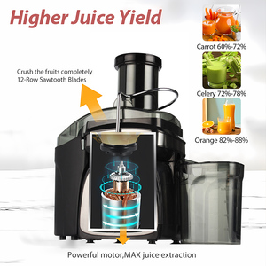 Oem/ODM bán buôn 400W-600W chống nhỏ giọt Spout quốc gia Máy ép trái cây/thép không gỉ Máy ép trái cây/chậm máy ép trái cây - Product Image 3