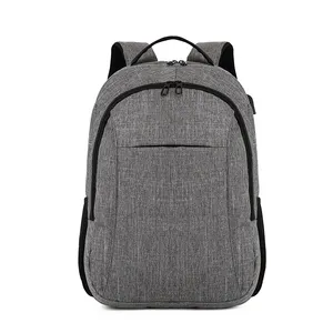 082 # 男女通用大容量背包袋，带USB充电器，适用于男女学校书包USB端口背包