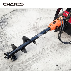 2024 Nieuwe Stijl Chanes Diesel Mini Crawler Loader Accessoires Aarde <span class=keywords><strong>Auger</strong></span> Boormachine Accessoires Voor Mini Loader - Product Image 2