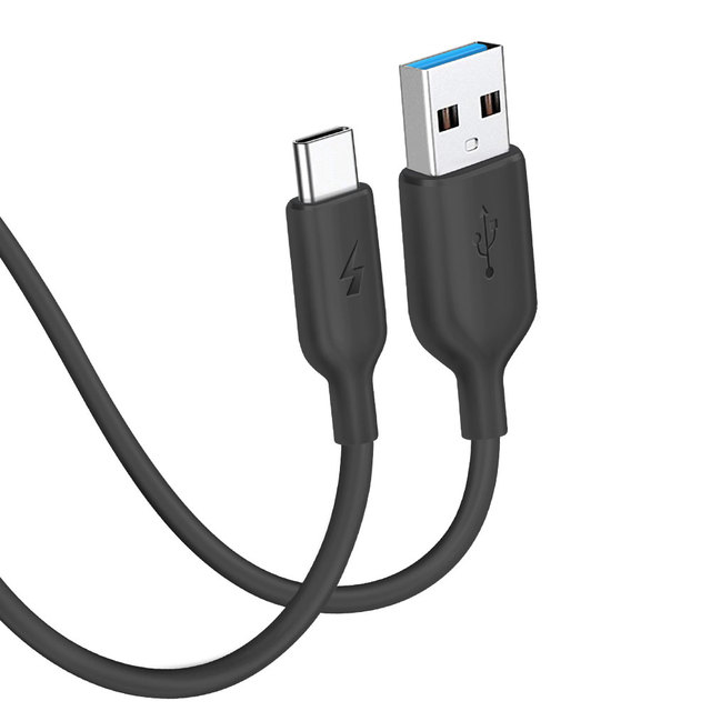 USB 3.0 3A Fast Charging USB-A Micro Type-C Cable 1M-3M Customized Length TPE Material Pure Copper Conductor Eco-Friendly for