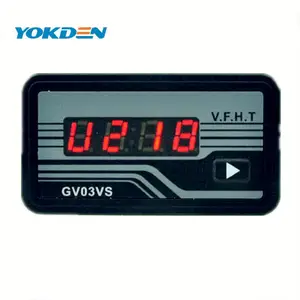 Voltmètre multifonction numérique LED, appareil de prise de tension Phase, fréquence horloge électrique, GV03VS