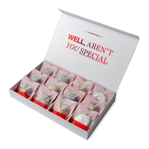 Logo personalizzato di lusso grande vano in cartone di carta biscotti confezione regalo per biscotti con divisori - Product Image 2