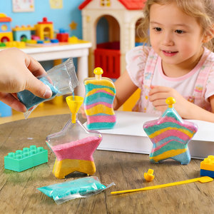 Se Busca Distribuidor: Arte de Arena DIY para Niños, Actividad Divertida y Práctica con 4 Botellas y 5 Arenas de Colores para Mayoristas - Product Image 3