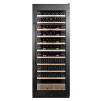 Refroidisseur de vin vertical commercial cave à vin OEM présentoir à champagne 300 bouteilles de réfrigérateur à vin