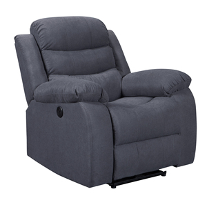 <span class=keywords><strong>Fauteuil</strong></span> inclinable manuel moderne HOMERS, siège individuel en velours, repose-pieds extensible, mouvement inclinable et basculant <span class=keywords><strong>pour</strong></span> salon - Product Image 4