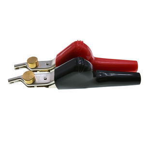 Pinza de cocodrilo de alta calidad con punta de clavo y punta angular de un solo púas, sonda de prueba grande, 1 par, rojo/negro - Product Image 6