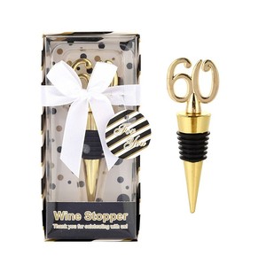 <span class=keywords><strong>30</strong></span> ° 50 ° 60th 70tn tappo di vino in metallo festa di compleanno bomboniere souvenir anniversario regali per gli ospiti - Product Image 6