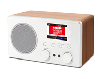 Tragbarer USB BT TF-Player aus DAB-Radio aus Holz mit elegantem TFT-Display