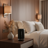 Diffuseur d'arômes intelligent pour voiture, angle de lumière réglable, démarrage et arrêt par vibration, alimentation USB, parfum longue durée, Cologne, fragrance