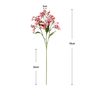 Stelo di Dafne Artificiale, Bouquet di Dafne in Seta Sintetica per Decorazioni Domestiche, Matrimoni e Feste - Product Image 2