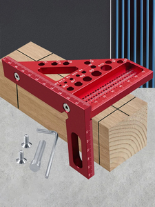 Neue Tragbare Messwerkzeuge 45/90 Grad Holzbearbeitungswerkzeuge Linienlineal 3D Multi-Winkel Messlineal - Product Image 2