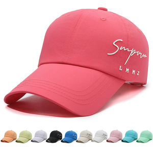 Berretto da Baseball in spugna estiva ad asciugatura rapida per uomo donna con stampa <span class=keywords><strong>Offset</strong></span> con lettere di Design protezione solare cappello a scacchi per - Product Image 2