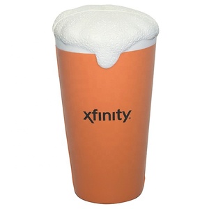 Soft Anti-stress <b>Balls</b> Toy for Promotion - PU Beer Glass-pint Size - Product Image 3