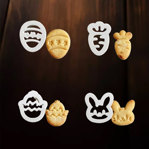 Juego <span class=keywords><strong>de</strong></span> Cortadores <span class=keywords><strong>de</strong></span> Galletas <span class=keywords><strong>de</strong></span> <span class=keywords><strong>Pascua</strong></span> Mini <span class=keywords><strong>de</strong></span> Plástico Moldeado por Inyección, Moldes <span class=keywords><strong>para</strong></span> Fondant y Galletas, y Estampador <span class=keywords><strong>para</strong></span> Galletas Impresas, Masa y Arcilla - Product Image 2