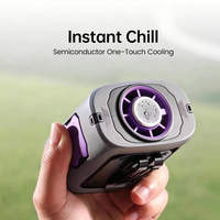 Ventilatore Portatile Senza Pale con Clip, Luce LED, Motore Brushless, Ricaricabile USB 8000mAh, Silenzioso, Flusso d'Aria Potente, Lunga Durata della Batteria