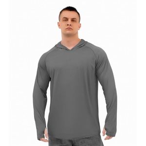 Camiseta Básica Unisex de Otoño 2025 al por Mayor, Camiseta de Manga Larga de Algodón 100%, Camiseta Holgada con Hombros Caídos para Hombre, Impresión Digital - Product Image 1