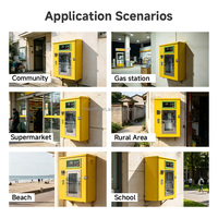 Distributeur d'eau mural compact YISO à faible coût, peu encombrant, à monnayeur et sans espèces pour immeubles d'appartements