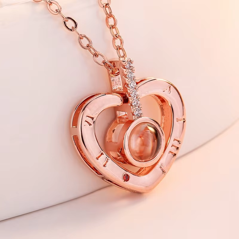 Forme de cœur - or rose