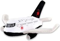 Jouets doux personnalisés d'avion d'enfants peluche Canada avion en peluche jouet avec le bruit avion en peluche