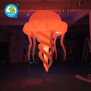 Lámpara Colgante Inflable de PVC con Forma de Medusa LED que Cambia de Color, con Ventilador, para Decoración de Centros Comerciales, Bodas, Fiestas, Escenarios o Bares - Product Image 6