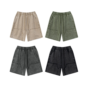 Quick-Drying Breathable <b>Men's</b> <b>Shorts</b> Unisex High Street Heavyweight Loose Drawstring Casual Customized - Product Image 2