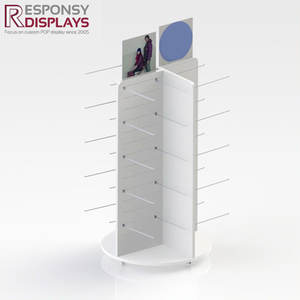 Estante de exhibición de calcetines con soporte de metal para suelo desmontable y extraíble personalizado - Product Image 6