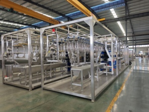 Ligne d'abattage de poulets automatisée compacte et clé en main la plus vendue pour <span class=keywords><strong>abattoir</strong></span> serbe avec une capacité de 1000 poulets par heure dans un conteneur de 40 pieds - Product Image 3